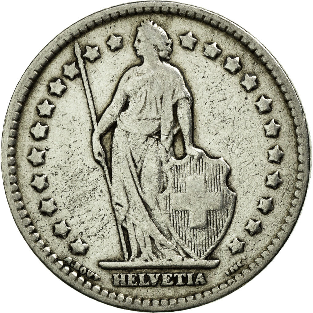 Coin, Switzerland, Franc, 1920, Bern, EF(40-45), Silver, KM:24