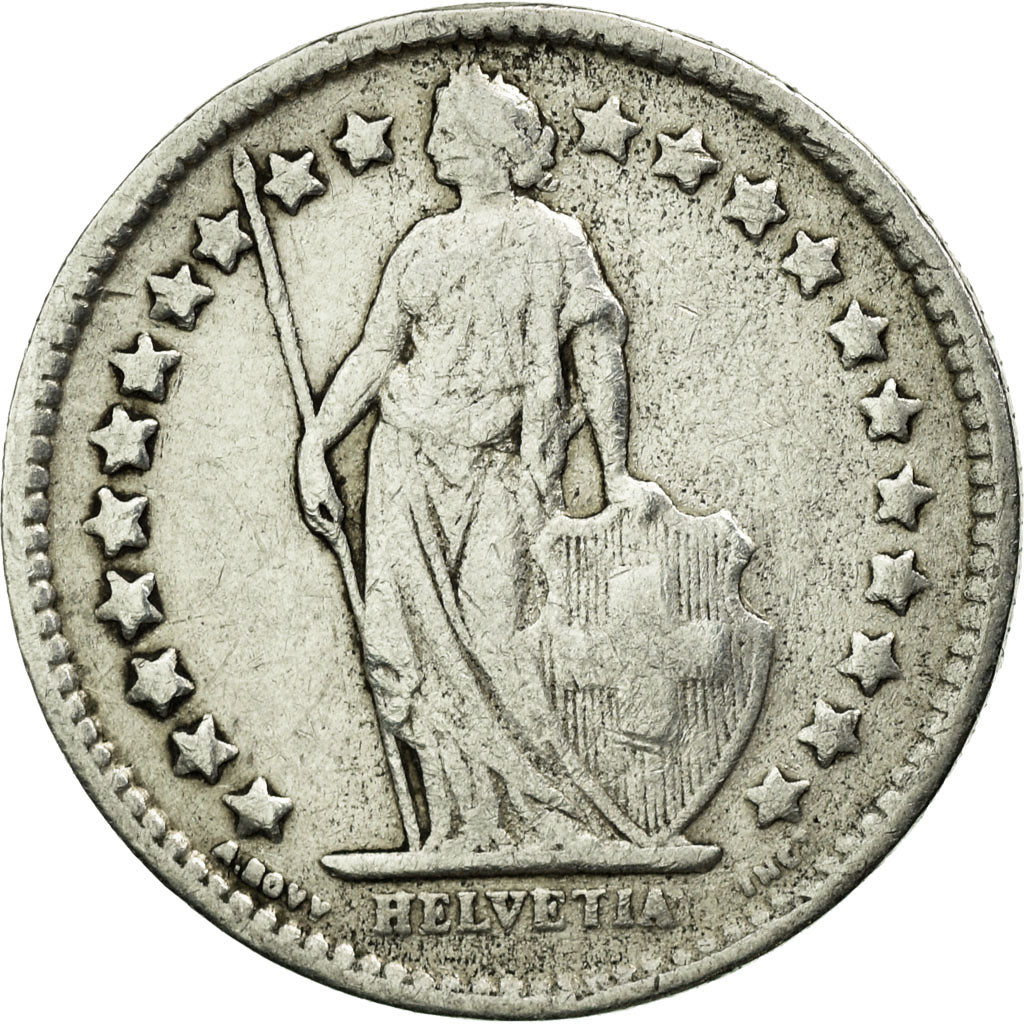 Moneda, Suiza, 1/2 Franc, 1920, Bern, MBC, Plata, KM:23
