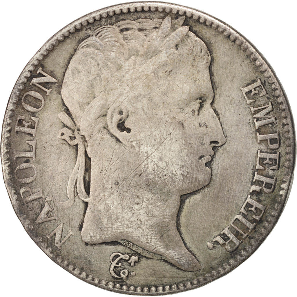Coin, France, Napoléon I, 5 Francs, 1810, Bayonne, VF(20-25), Silver, KM:694.9