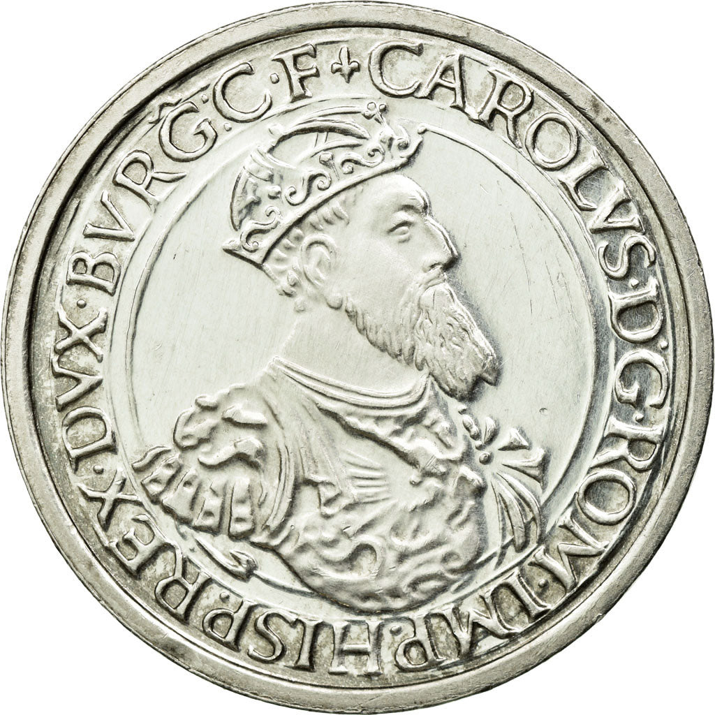 Coin, Belgium, 5 Ecu, 1987, AU(55-58), Silver, KM:166