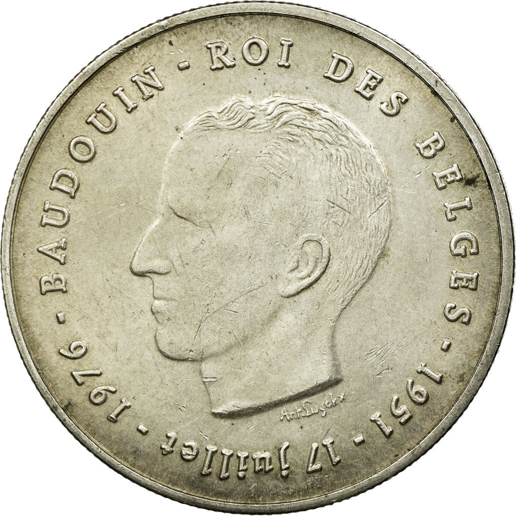 Coin, Belgium, 250 Francs, 250 Frank, 1976, AU(50-53), Silver, KM:157.1