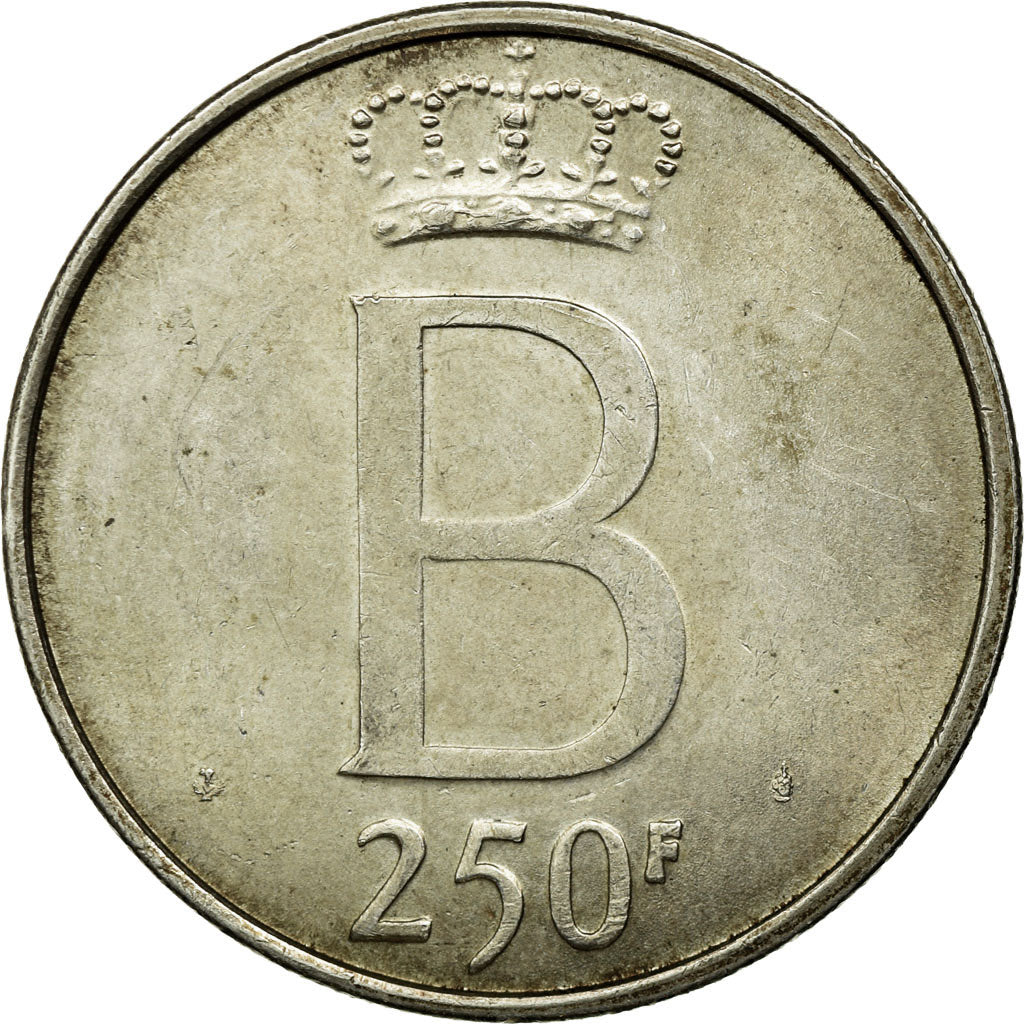 Coin, Belgium, 250 Francs, 250 Frank, 1976, AU(50-53), Silver, KM:157.1