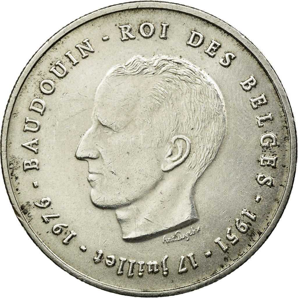 Munten, België, 250 Francs, 250 Frank, 1976, ZF+, Zilver, KM:157.1