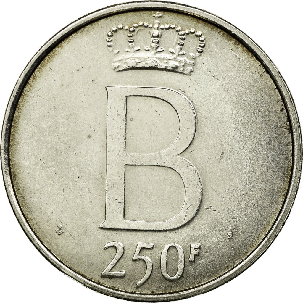 Munten, België, 250 Francs, 250 Frank, 1976, ZF+, Zilver, KM:157.1