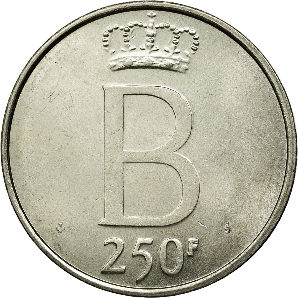 Coin, Belgium, 250 Francs, 250 Frank, 1976, AU(50-53), Silver, KM:157.1