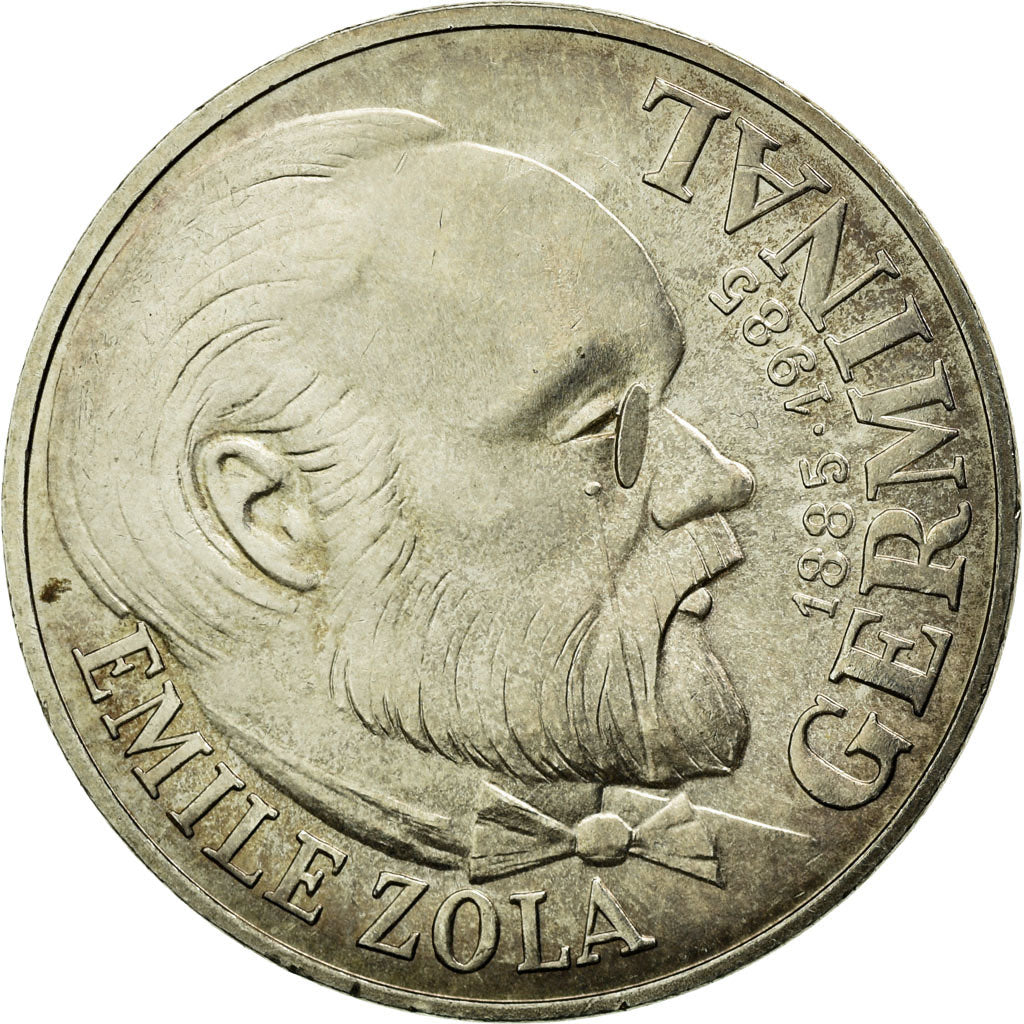 Coin, France, Germinal, 100 Francs, 1985, Paris, AU(55-58), Silver, KM:957