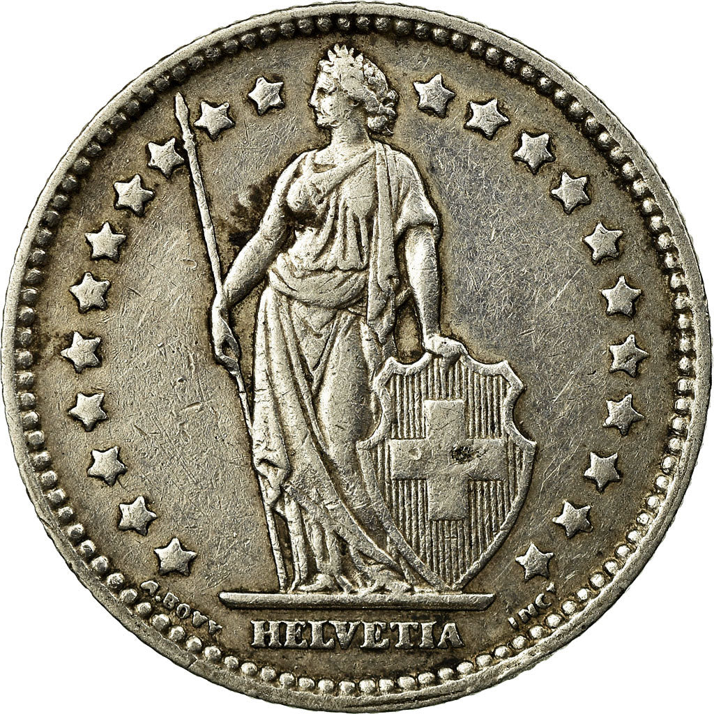Monnaie, Suisse, Franc, 1920, Bern, TTB, Argent, KM:24