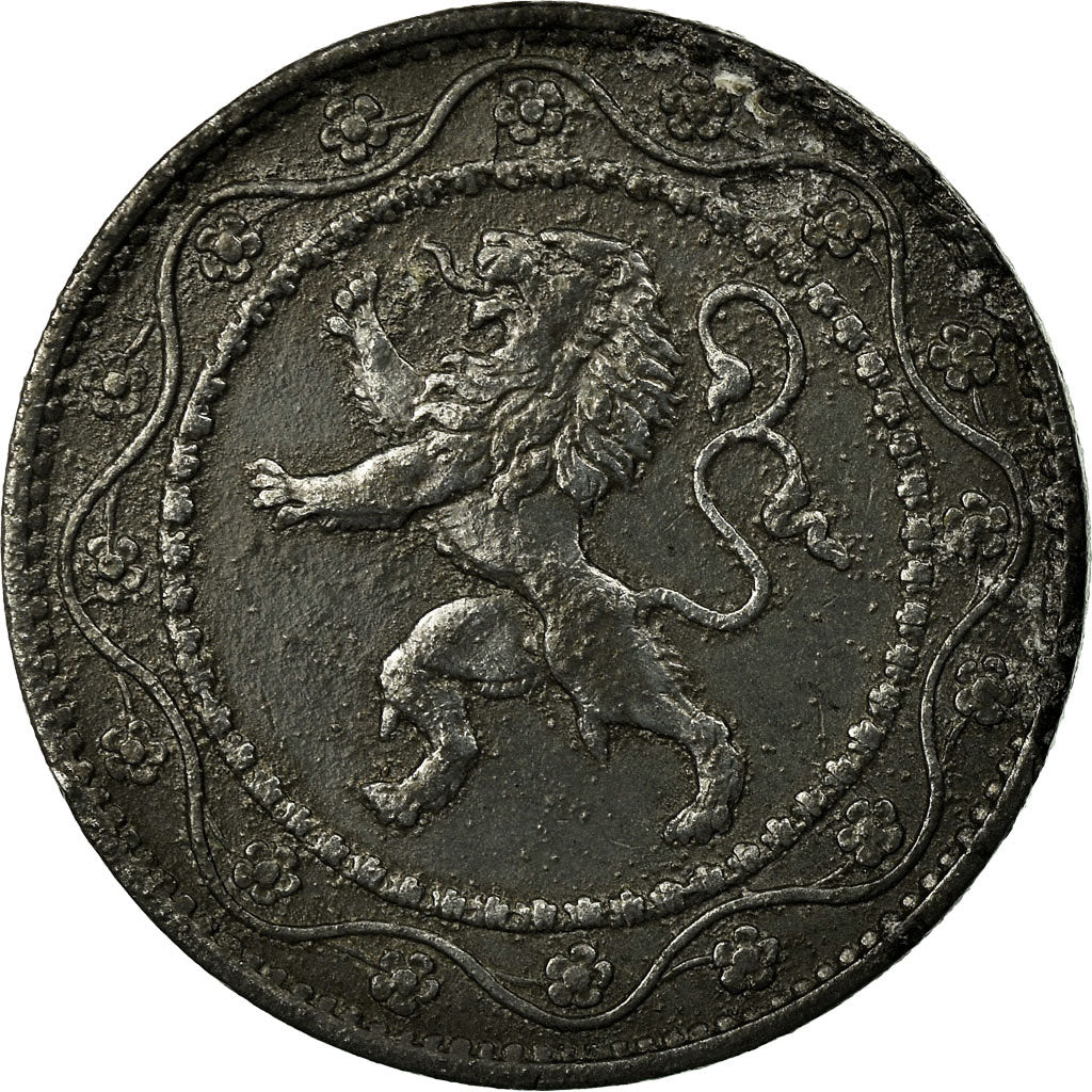 Coin, Belgium, 25 Centimes, 1916, EF(40-45), Zinc, KM:82