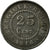 Münze, Belgien, 25 Centimes, 1916, SS, Zinc, KM:82