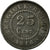 Coin, Belgium, 25 Centimes, 1916, EF(40-45), Zinc, KM:82