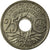 Munten, Frankrijk, Lindauer, 25 Centimes, 1914, PR, Nickel, KM:867, Gadoury:379