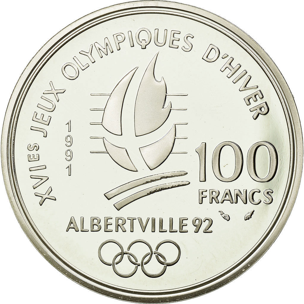 Monnaie, France, 100 Francs, 1991, Proof, FDC, Argent, Gadoury:C16, KM:993