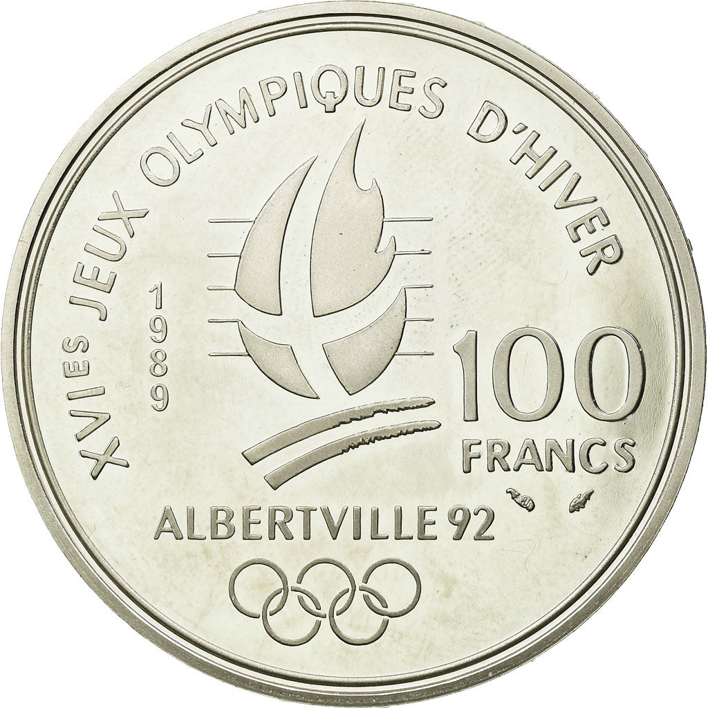 Coin, France, 100 Francs, 1989, Proof, MS(63), Silver, KM:972, Gadoury:C3