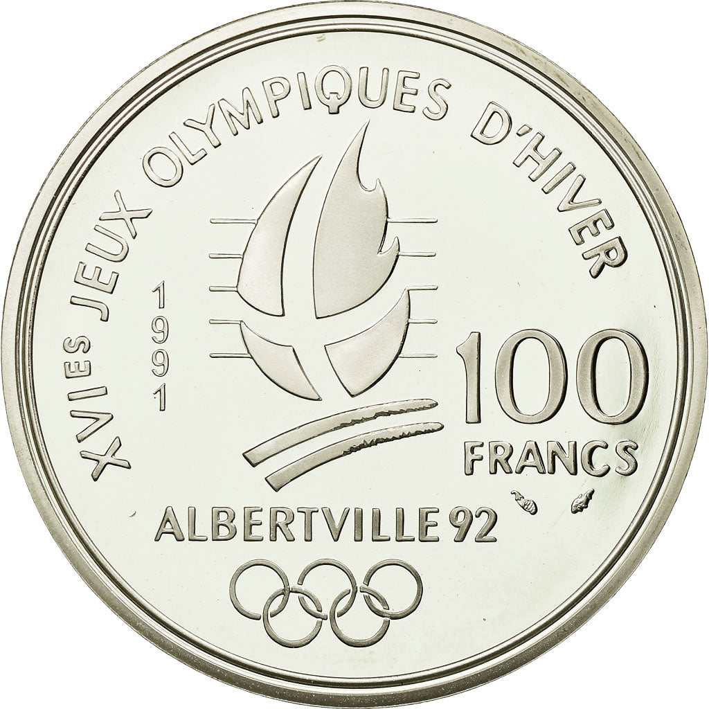 Monnaie, France, 100 Francs, 1991, Proof, FDC, Argent, Gadoury:C16, KM:993