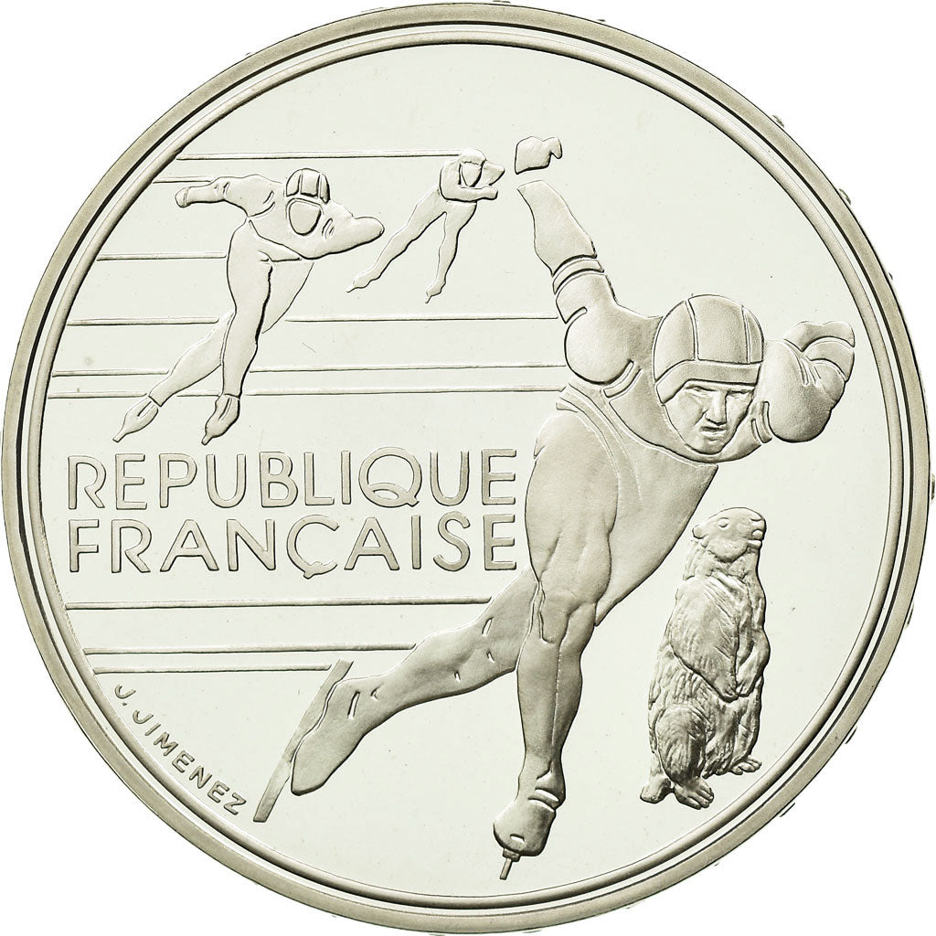 Münze, Frankreich, 100 Francs, 1990, Proof, STGL, Silber, KM:980, Gadoury:C7
