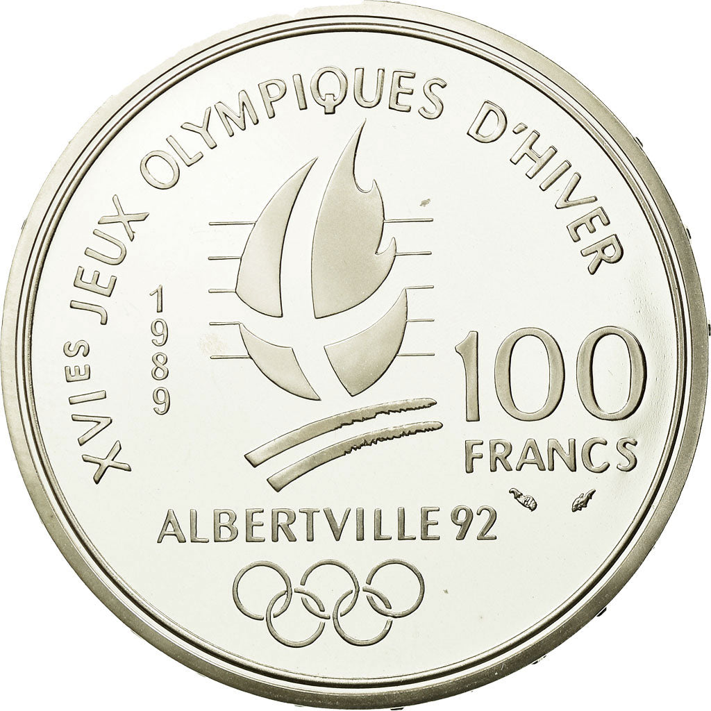 Coin, France, 100 Francs, 1989, Proof, MS(65-70), Silver, KM:972, Gadoury:C3
