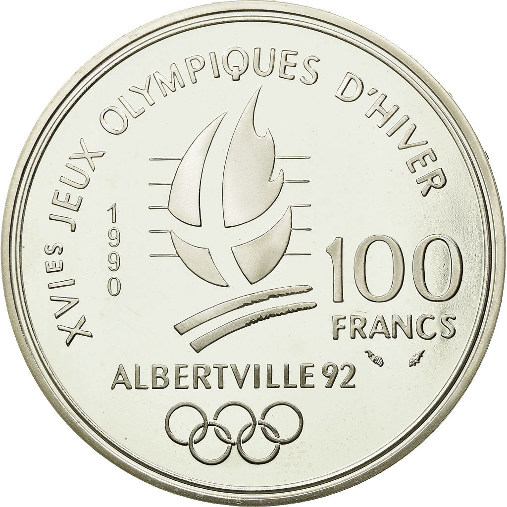 Coin, France, 100 Francs, 1990, Proof, MS(65-70), Silver, KM:983, Gadoury:C11