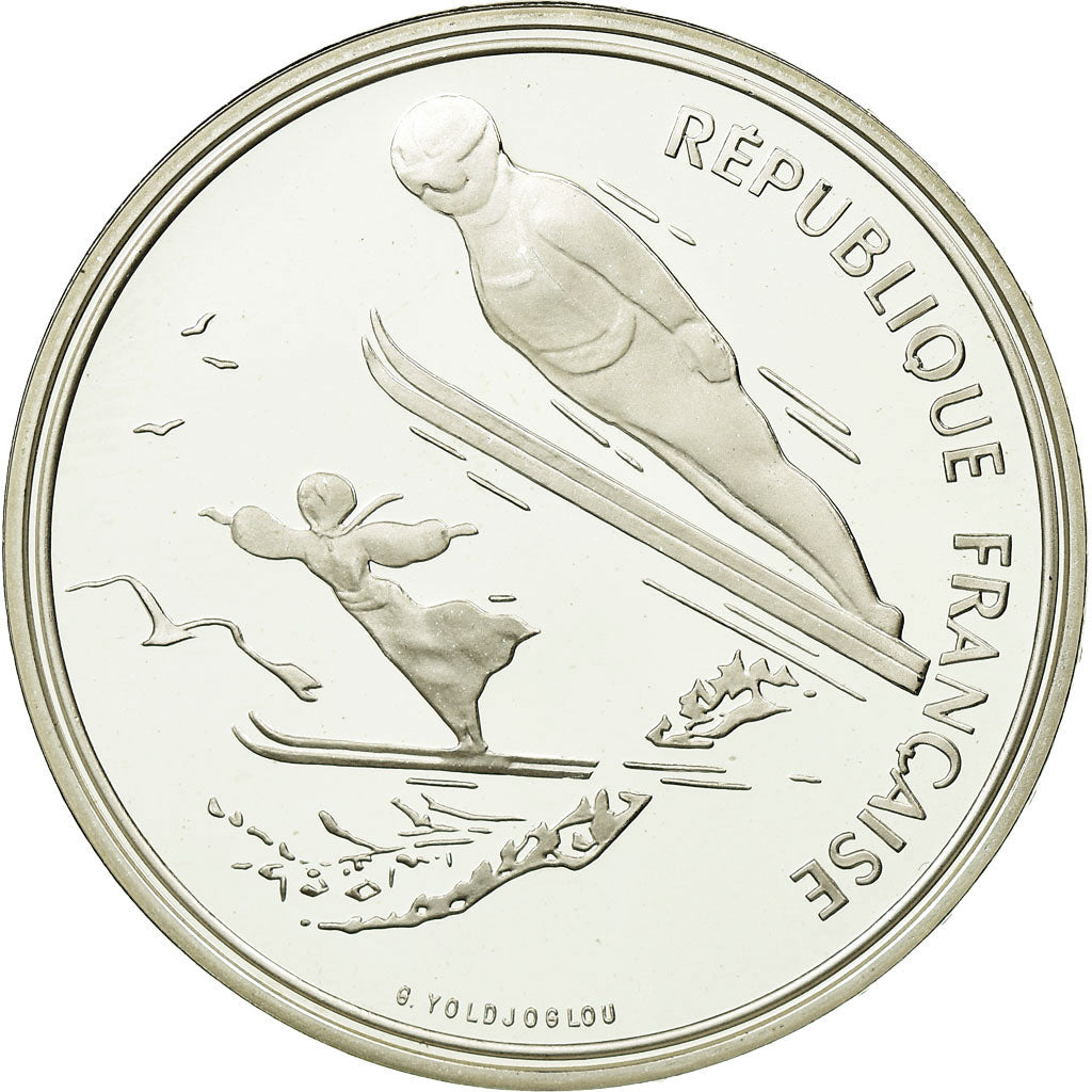 Moeda, França, 100 Francs, 1991, Proof, MS(65-70), Prata, KM:995, Gadoury:C20