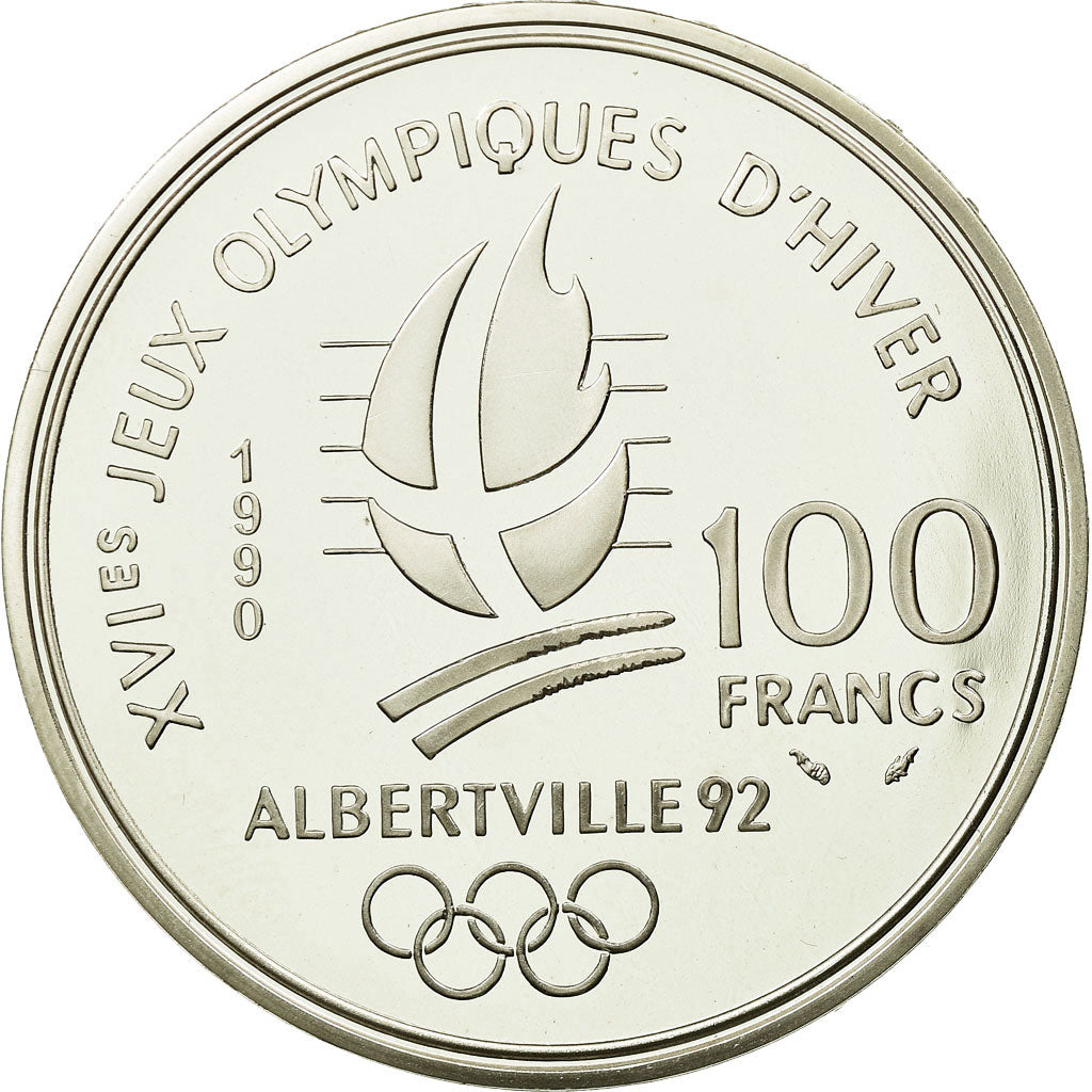 Münze, Frankreich, 100 Francs, 1990, Proof, STGL, Silber, KM:981, Gadoury:C9
