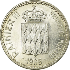 Münze, Monaco, Rainier III, 10 Francs, 1966, VZ, Silber, KM:146, Gadoury:MC155