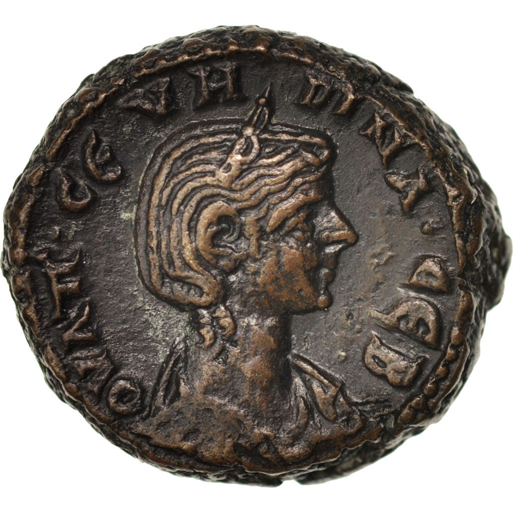 Coin, Severina, Tetradrachm, Alexandria, AU(55-58), Bronze