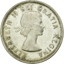 Coin, Canada, Elizabeth II, 25 Cents, 1963, Ottawa, AU(50-53), KM 52