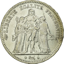 Coin, France, Hercule, 5 Francs, 1877, Paris, EF(40-45), Silver, KM:820.1