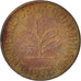 Moneta, Niemcy - RFN, 10 Pfennig, 1978, Stuttgart, AU(55-58), Mosiądz powlekany