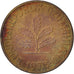 Coin, GERMANY - FEDERAL REPUBLIC, 10 Pfennig, 1978, Stuttgart, AU(55-58), Brass