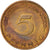 Coin, GERMANY - FEDERAL REPUBLIC, 5 Pfennig, 1972, Munich, MS(63), Brass Clad