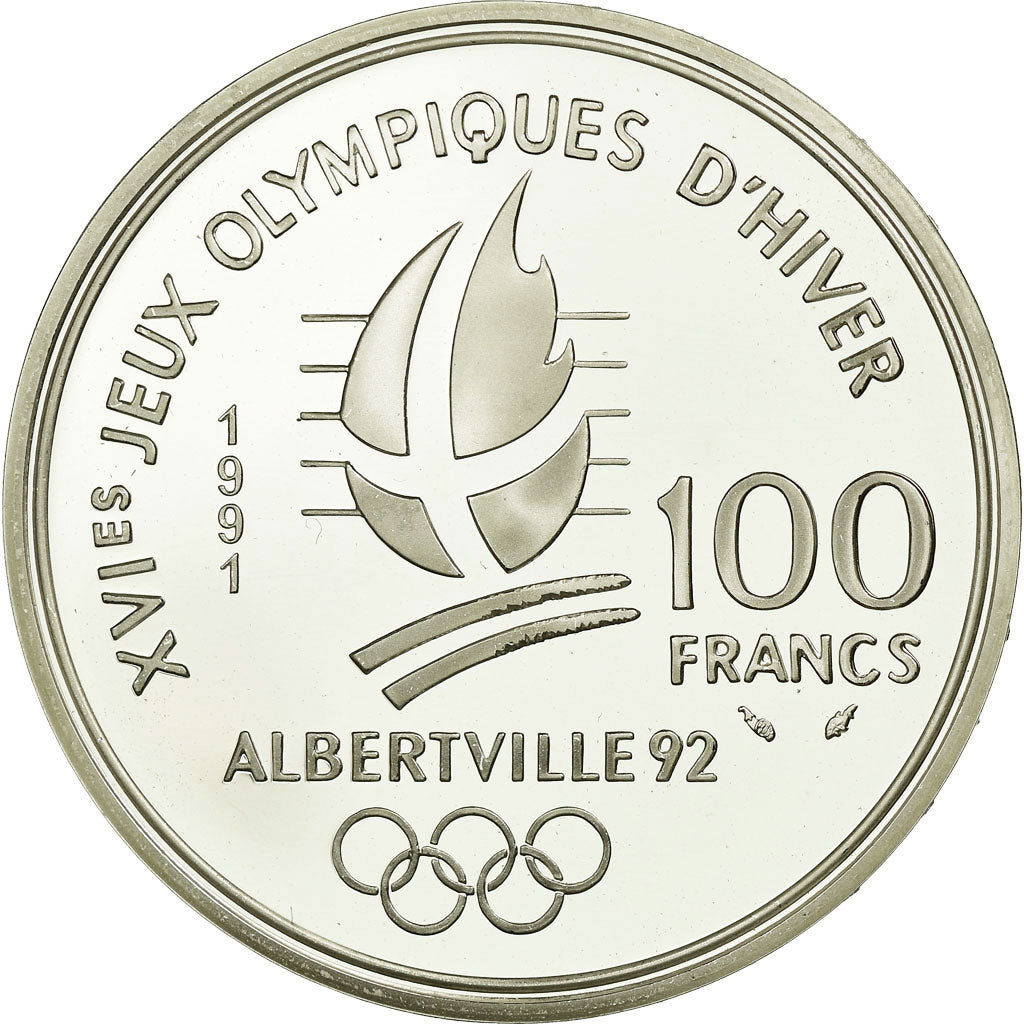 Coin, France, 100 Francs, 1991, Proof, MS(65-70), Silver, KM:995, Gadoury:C20