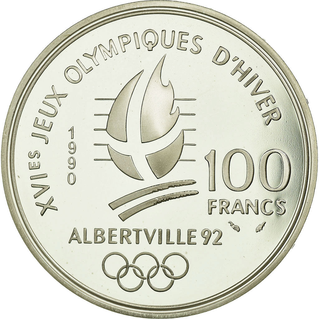 Coin, France, 100 Francs, 1990, Proof, MS(65-70), Silver, KM:983, Gadoury:C11