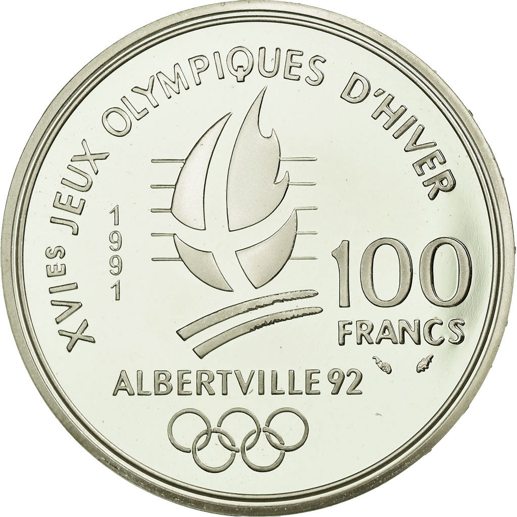 Monnaie, France, 100 Francs, 1991, Proof, FDC, Argent, Gadoury:C16, KM:993