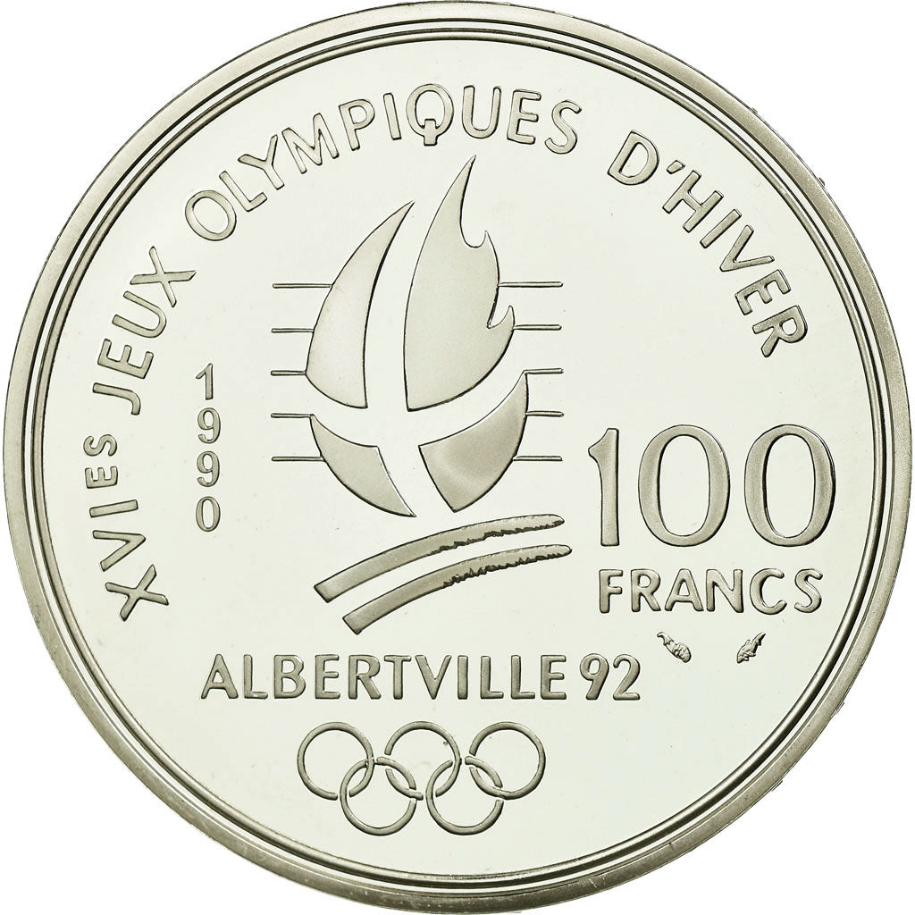 Coin, France, 100 Francs, 1990, Proof, MS(65-70), Silver, KM:981, Gadoury:C9