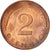 Coin, GERMANY - FEDERAL REPUBLIC, 2 Pfennig, 1982, Karlsruhe, MS(63), Copper