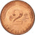 Münze, Bundesrepublik Deutschland, 2 Pfennig, 1982, Munich, UNZ, Copper Plated