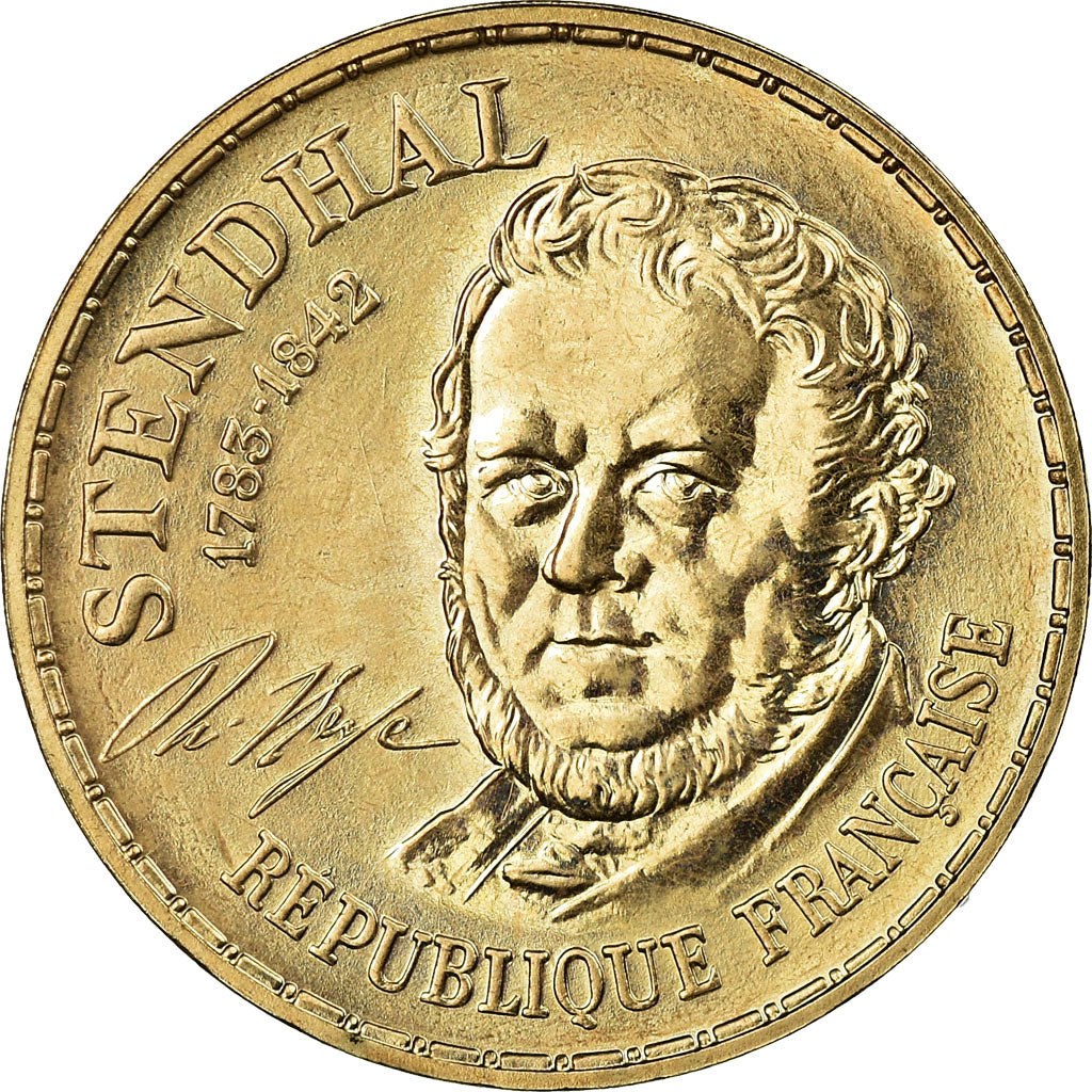 Moneta, Francja, 10 Francs, 1983, PRÓBA, MS(63), Nikiel-Brąz, KM:E126