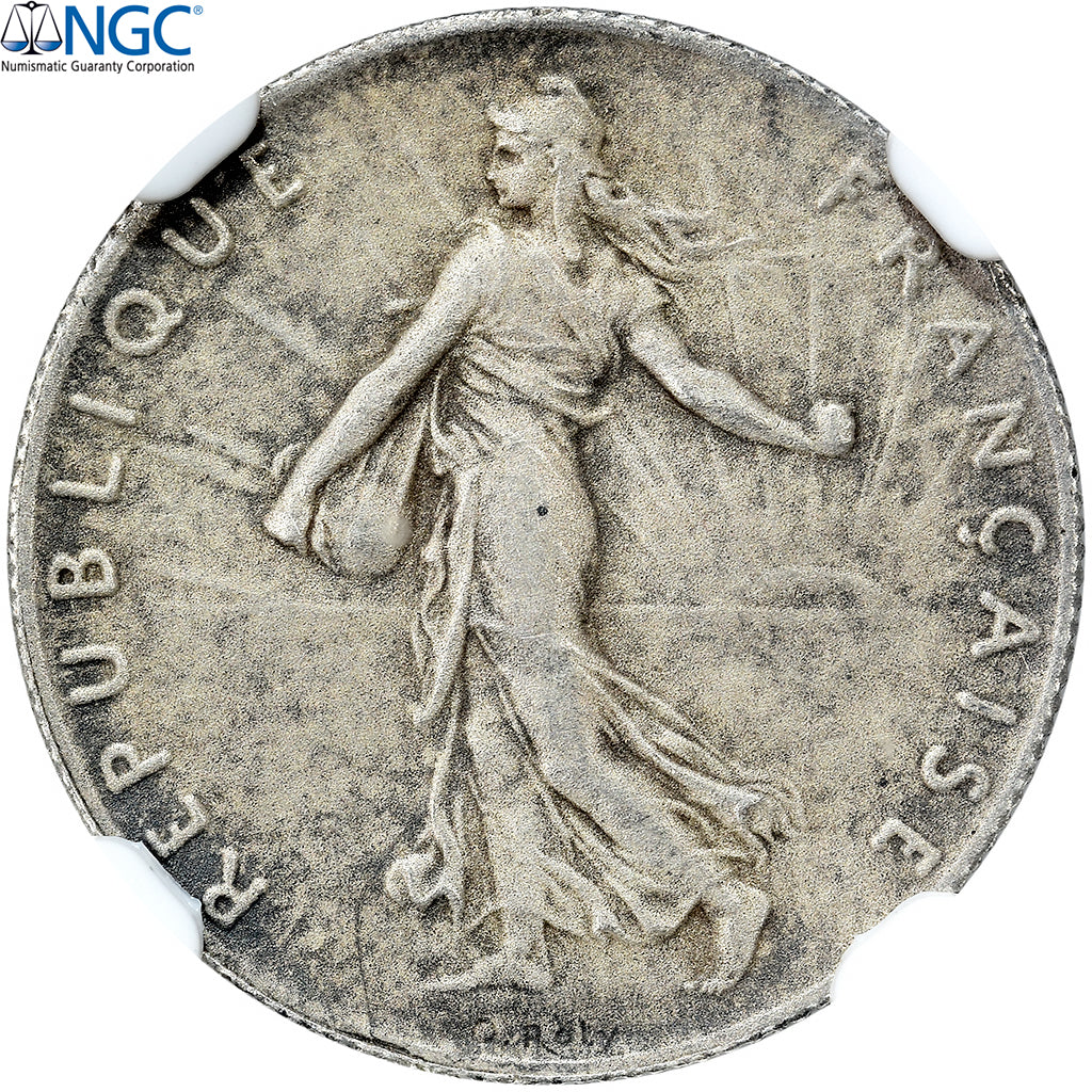France, 50 Centimes, Semeuse, 1897, Paris, Flan mat, Argent, NGC, PF62 MATTE