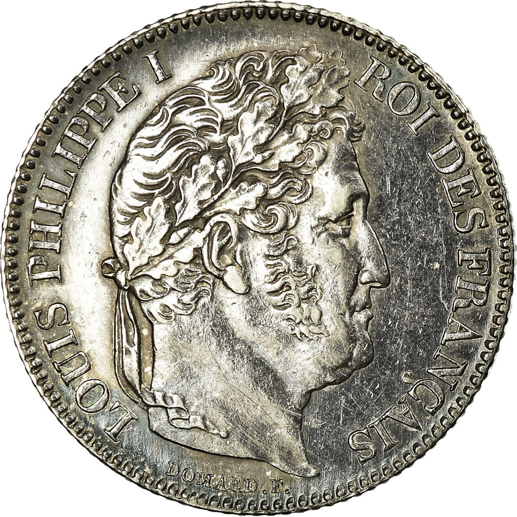 Francja, Louis-Philippe I, Franc, 1847, Paris, Srebro, AU(55-58), Gadoury:453