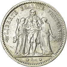 France, 5 Francs, Hercule, 1871, Paris, Camélinat, Argent, TTB, Gadoury:744