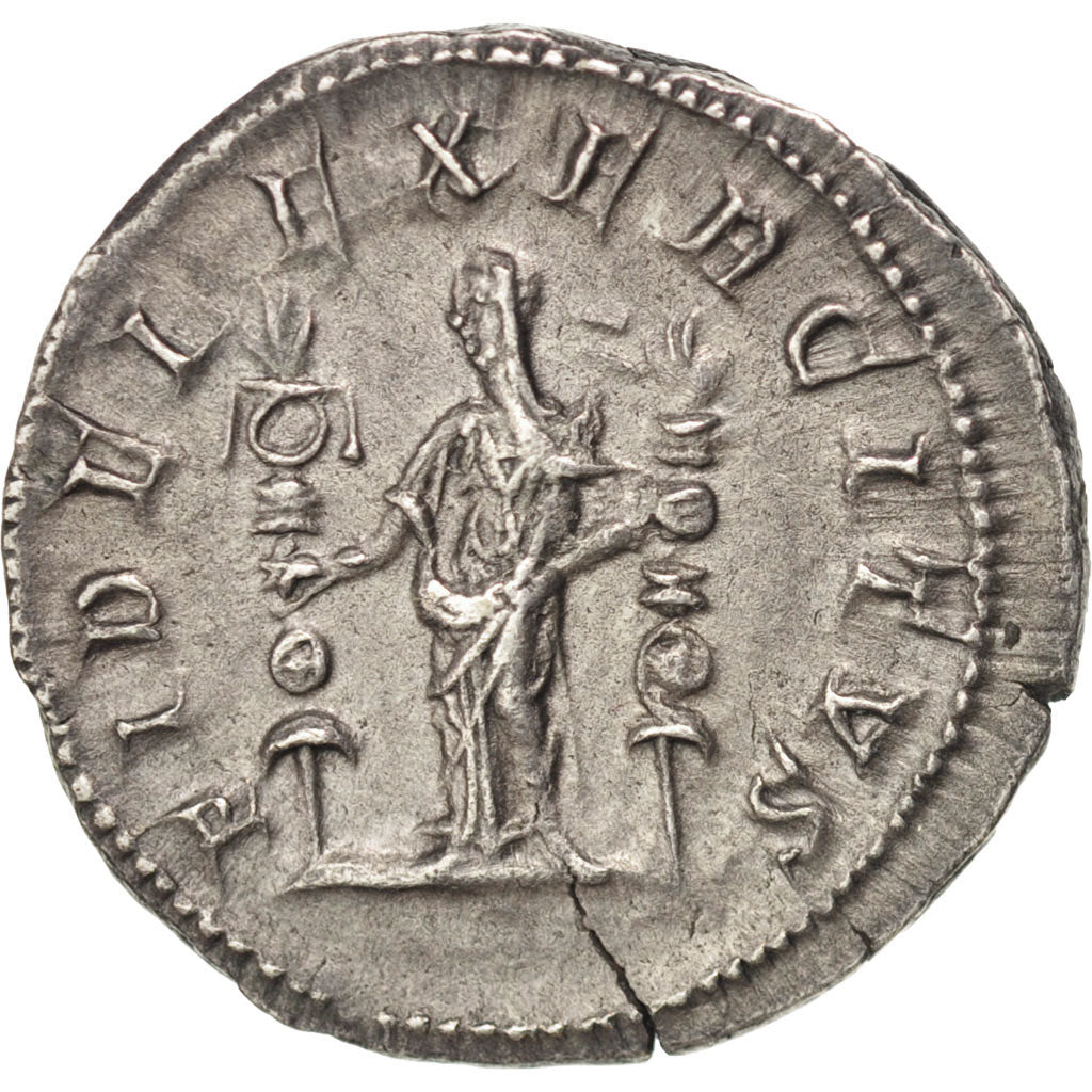 Coin, Caracalla, Denarius, Rome, MS(60-62), Silver, RIC:213