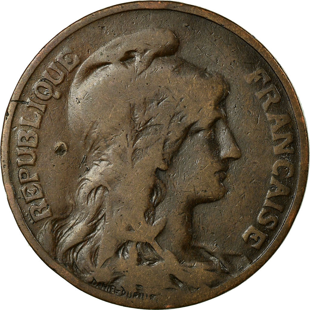 Monnaie, France, Dupuis, 10 Centimes, 1908, Paris, TB+, Bronze, Gadoury:277