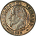 Moneda, Francia, Napoleon III, 2 Centimes, 1862, Bordeaux, MBC+