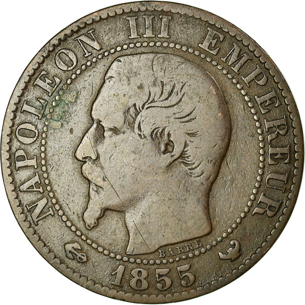 Moneta, Francja, Napoleon III, Napoléon III, 5 Centimes, 1855, Lille
