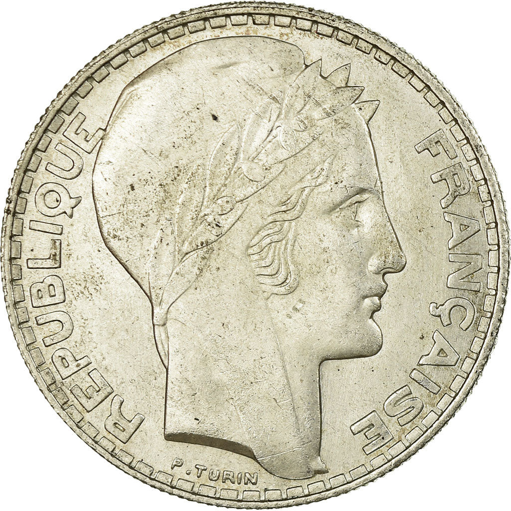 Coin, France, Turin, 20 Francs, 1933, Paris, AU(55-58), Silver, KM:879