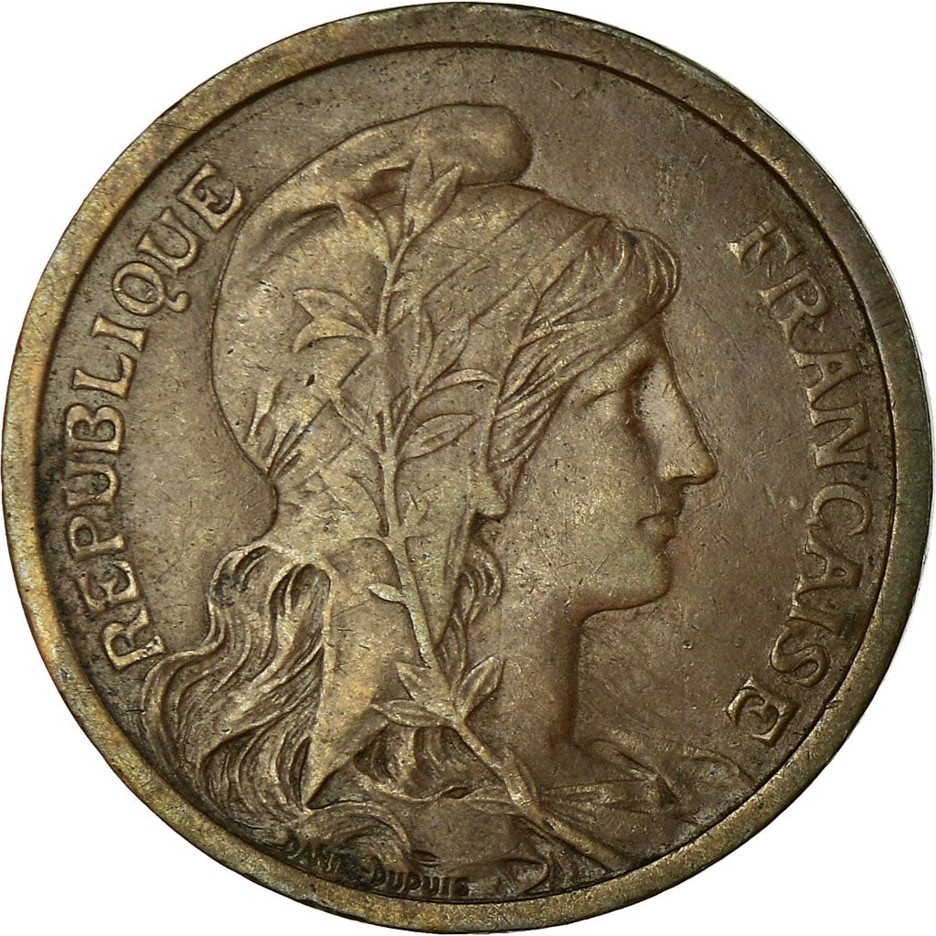Moeda, França, Dupuis, 2 Centimes, 1900, Paris, EF(40-45), Bronze, KM:841