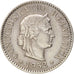 Coin, Switzerland, 5 Rappen, 1952, Bern, EF(40-45), Copper-nickel, KM:26