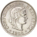 Coin, Switzerland, 5 Rappen, 1958, Bern, AU(50-53), Copper-nickel, KM:26