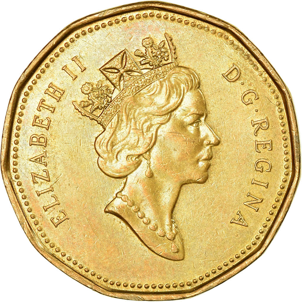 Coin, Canada, Elizabeth II, Dollar, 1990, Royal Canadian Mint, Ottawa, EF(40-45)