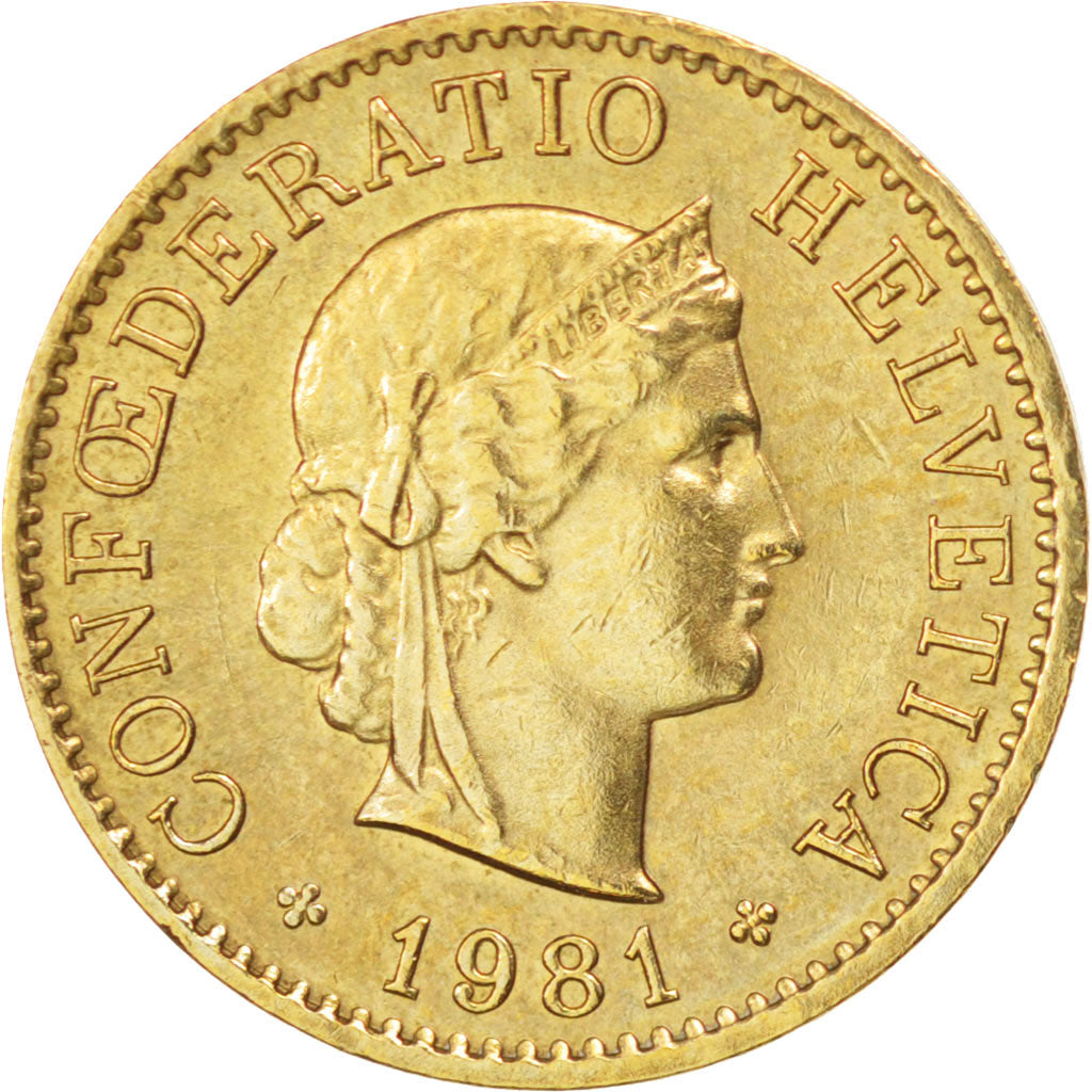 Monnaie, Suisse, 5 Rappen, 1981, Bern, SUP, Aluminum-Bronze, KM:26c